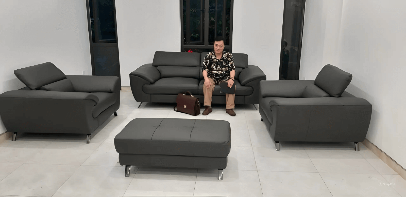 THƯƠNG HIỆU NỘI THẤT ERADO BÀN GIAO THÀNH CÔNG SOFA DA THẬT CHO KHÁCH HÀNG Ở HÀ NỘI