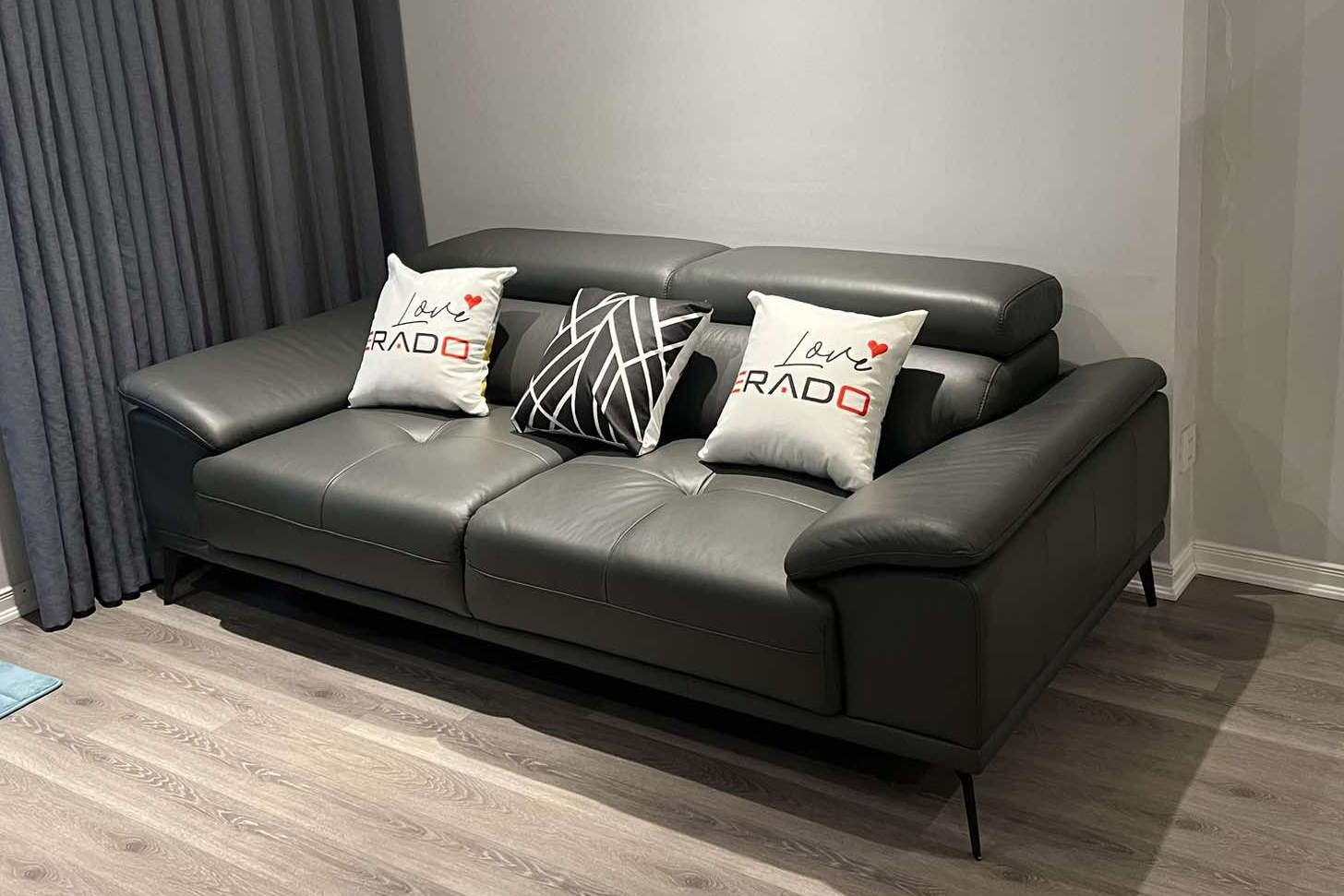 ERADO BÀN GIAO THÀNH CÔNG BỘ SOFA DA THẬT NHẬP KHẨU CHO GIA ĐÌNH CHỊ VÂN ANH