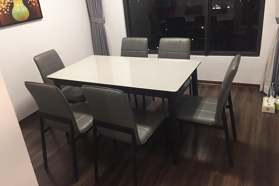 ERADO hoàn thiện không gian phòng ăn hiện đại cho gia đình anh Quỳnh ở Minh Khai