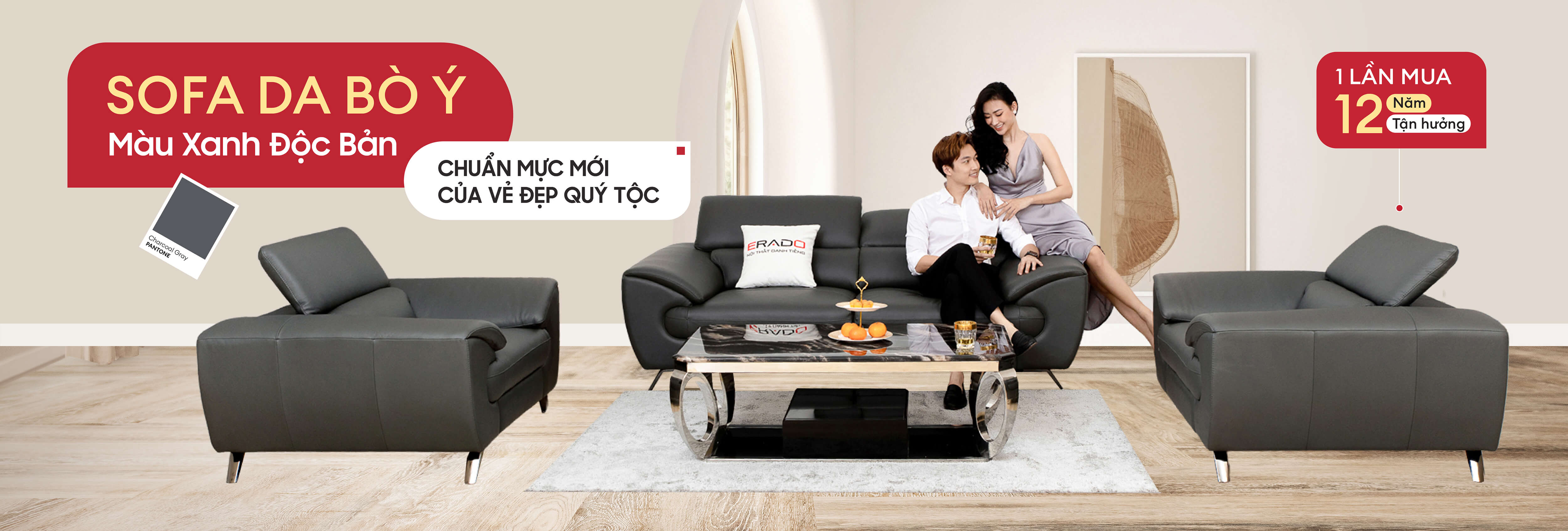 Sofa da bò Ý