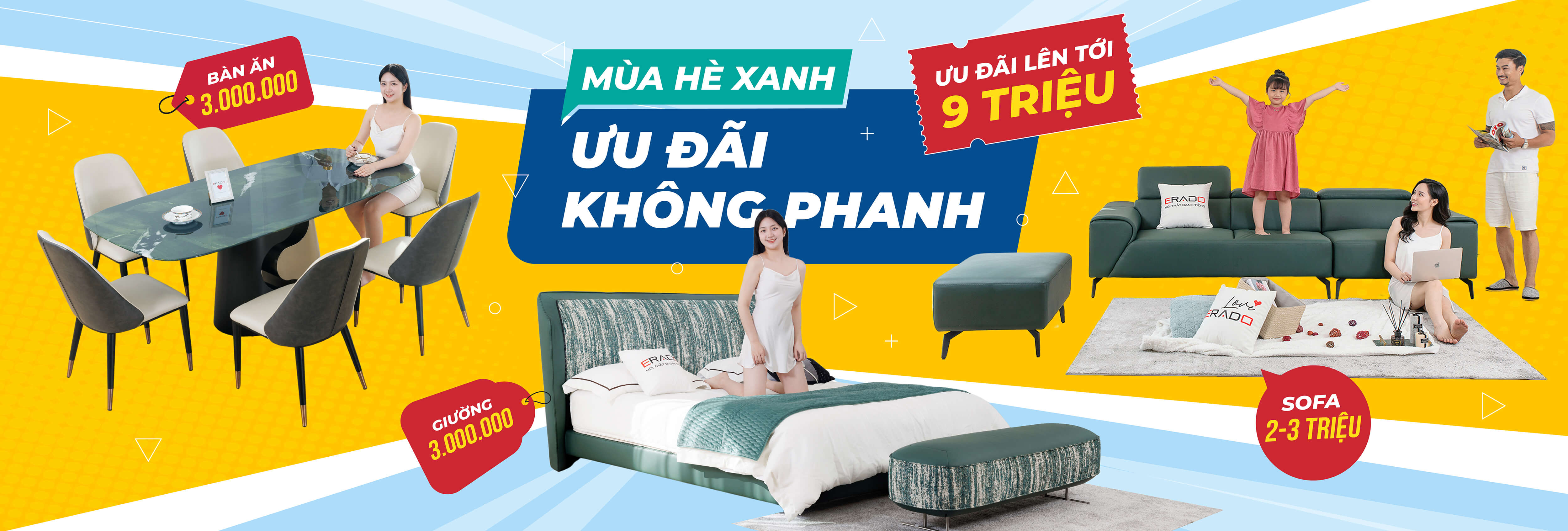 Mùa hè xanh ưu đãi không phanh