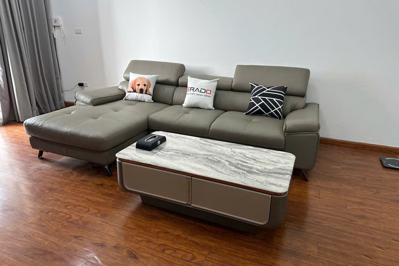 ERADO BÀN GIAO THÀNH CÔNG COMBO NỘI THẤT PHÒNG KHÁCH CHO GIA ĐÌNH CHỊ LINH Ở CẦU GIẤY