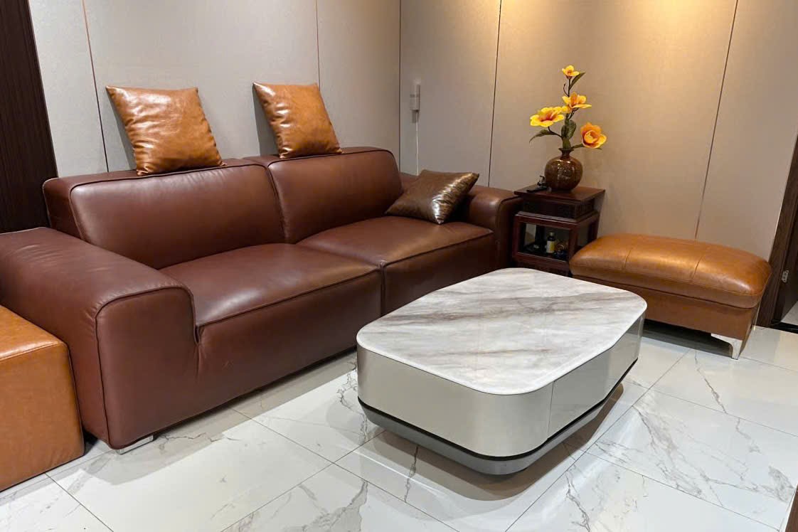 ERADO BÀN GIAO THÀNH CÔNG COMBO NỘI THẤT PHÒNG KHÁCH CHO GIA ĐÌNH ANH VINH Ở HÀ ĐÔNG