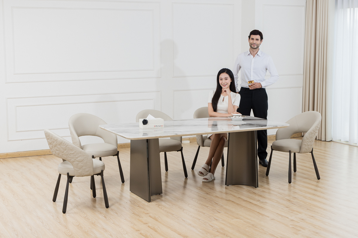 Bàn ăn mã 2464 - Tầm vóc 2m, vị thế gia chủ