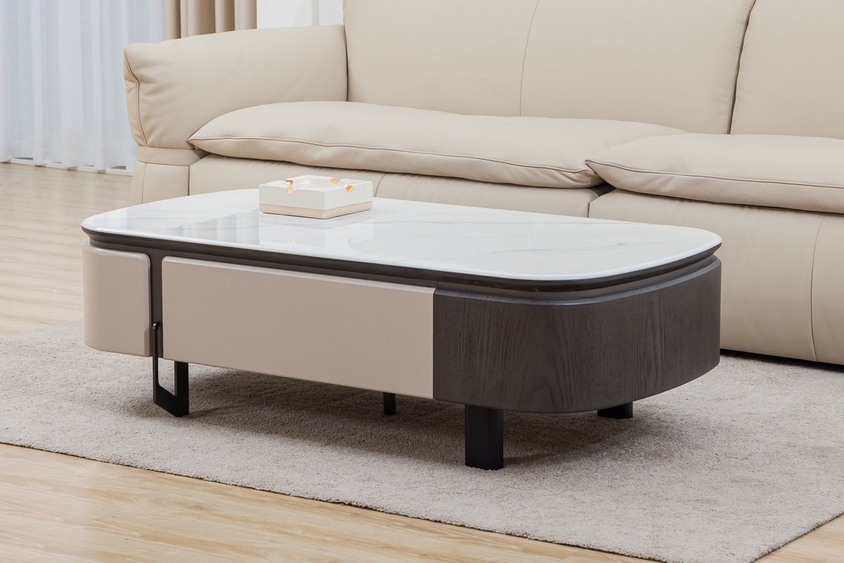 Bàn trà mặt đá mã 6085