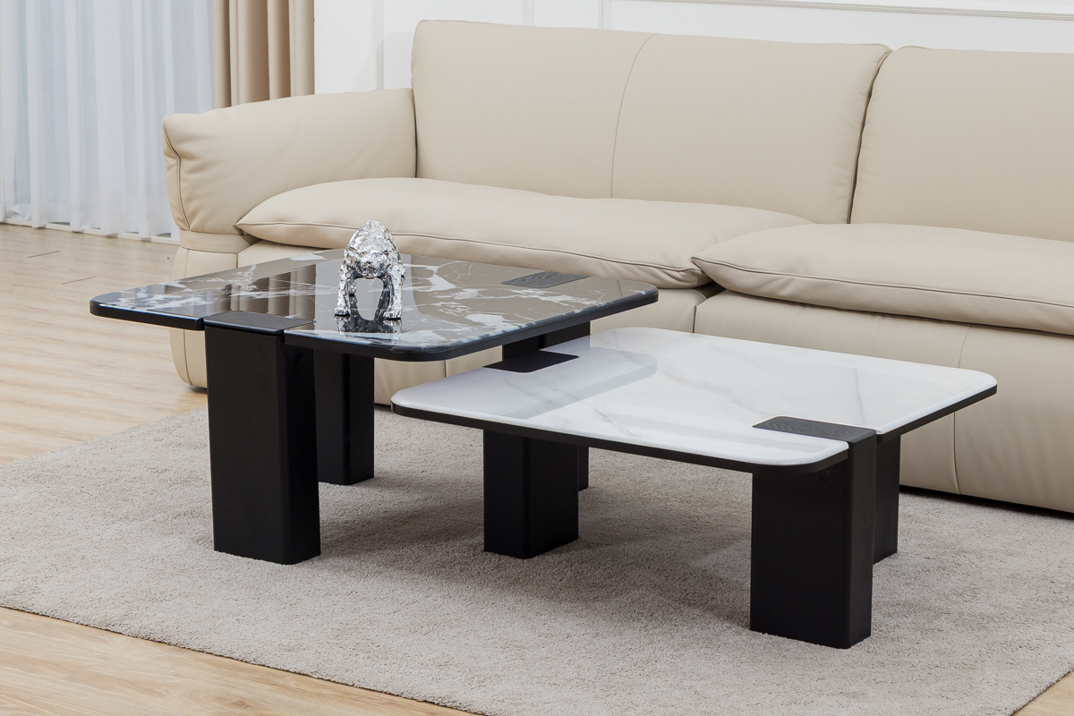 Bàn trà mặt đá mã S2195