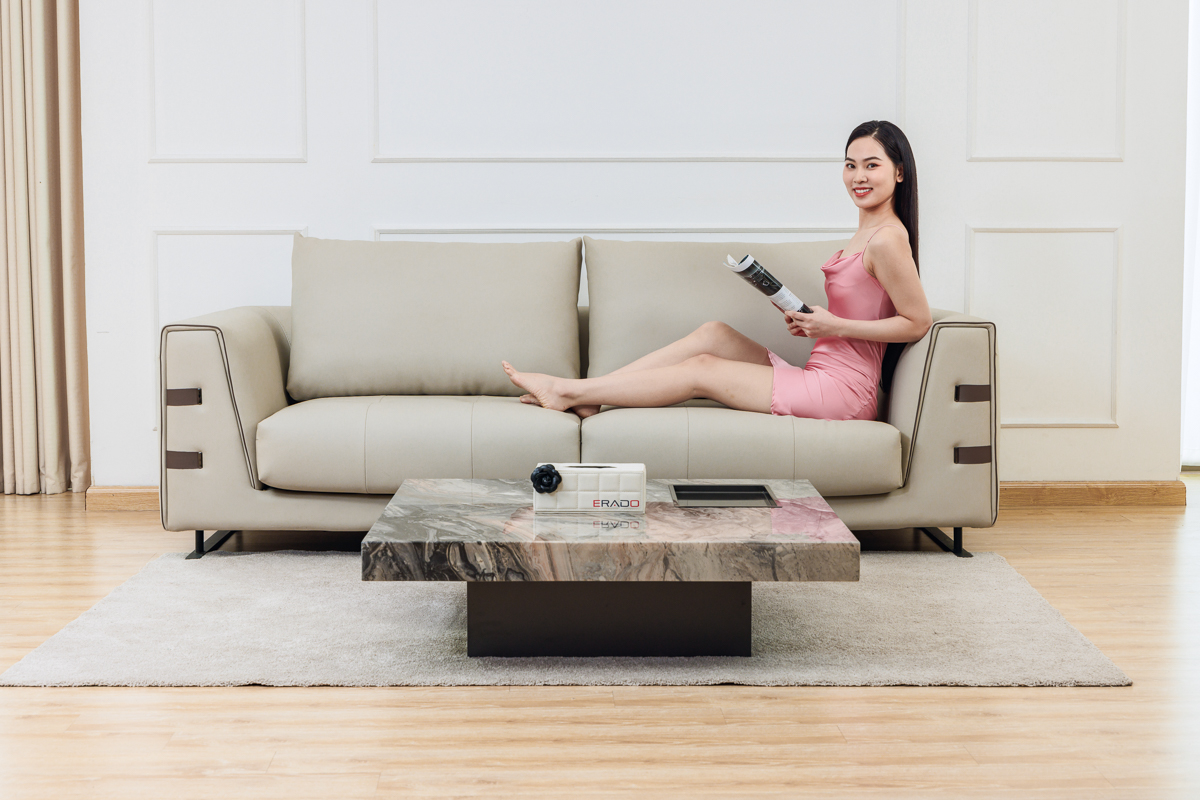 Bàn trà nhập khẩu mặt đá mã SC1055