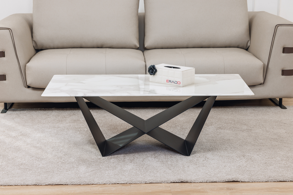 Bàn trà sofa mặt đá mã AT
