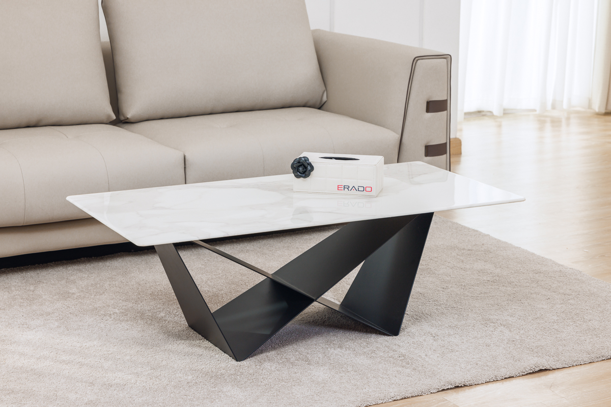 Bàn trà sofa mặt đá mã AT