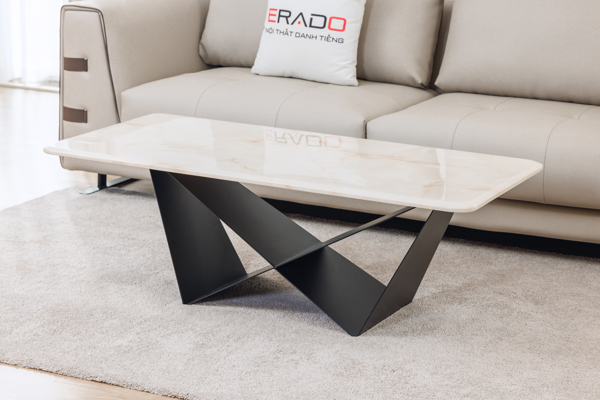 Bàn trà sofa mặt đá mã AT598