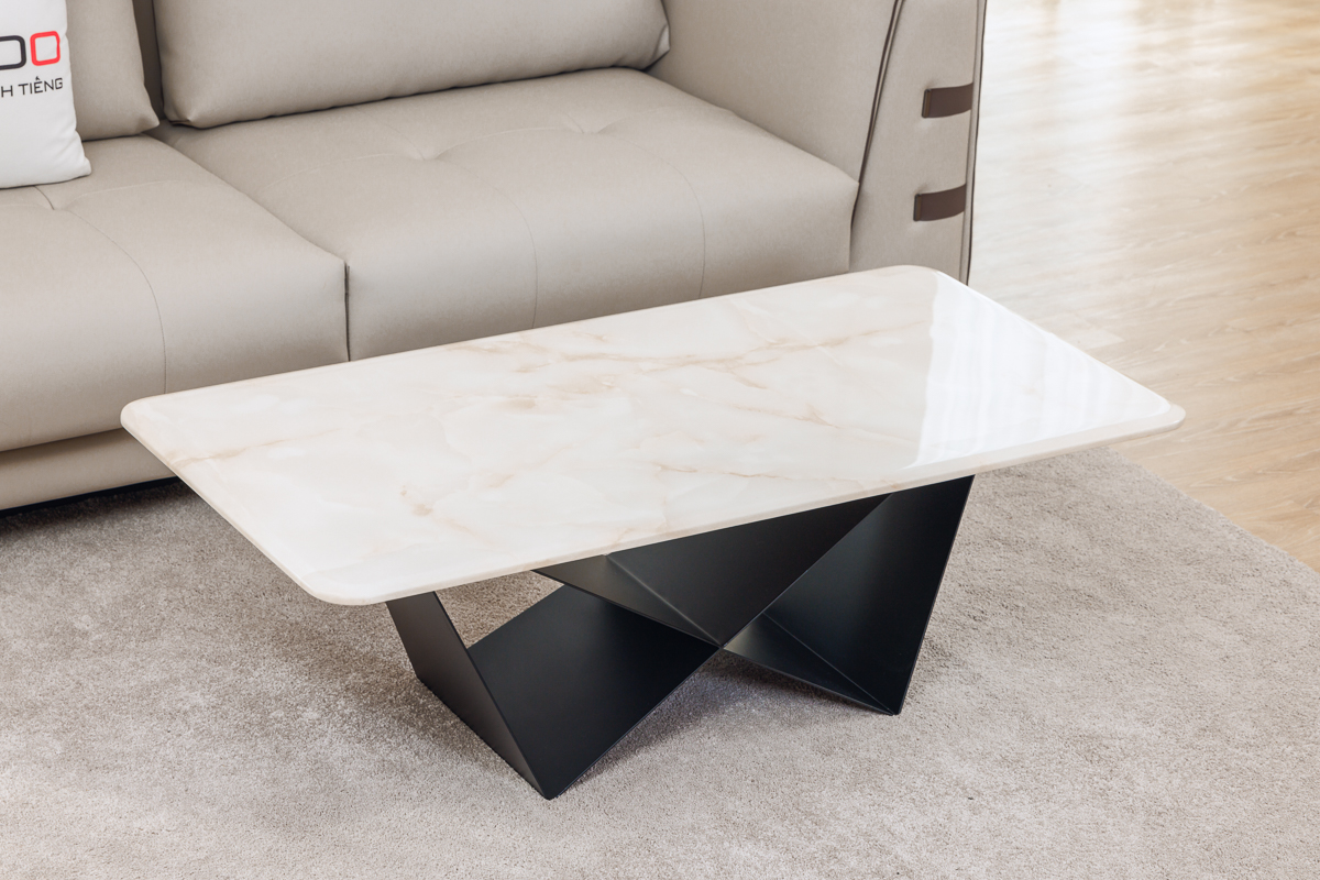 Bàn trà sofa mặt đá mã AT598