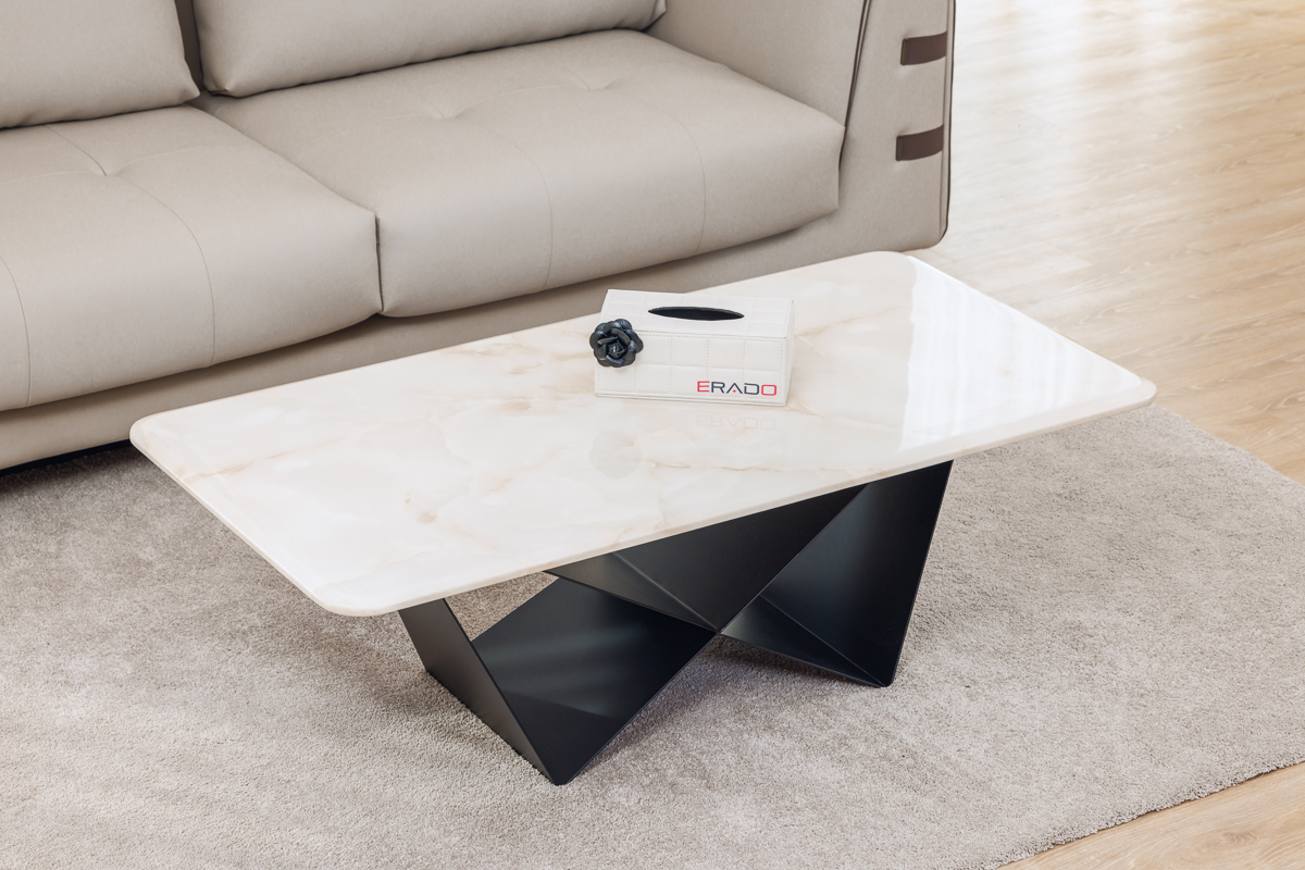 Bàn trà sofa mặt đá mã AT598