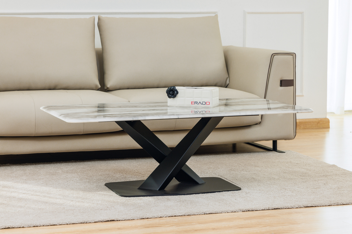 Bàn trà sofa mặt đá mã AT86