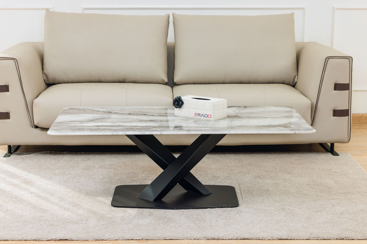 Bàn trà sofa mặt đá mã AT86