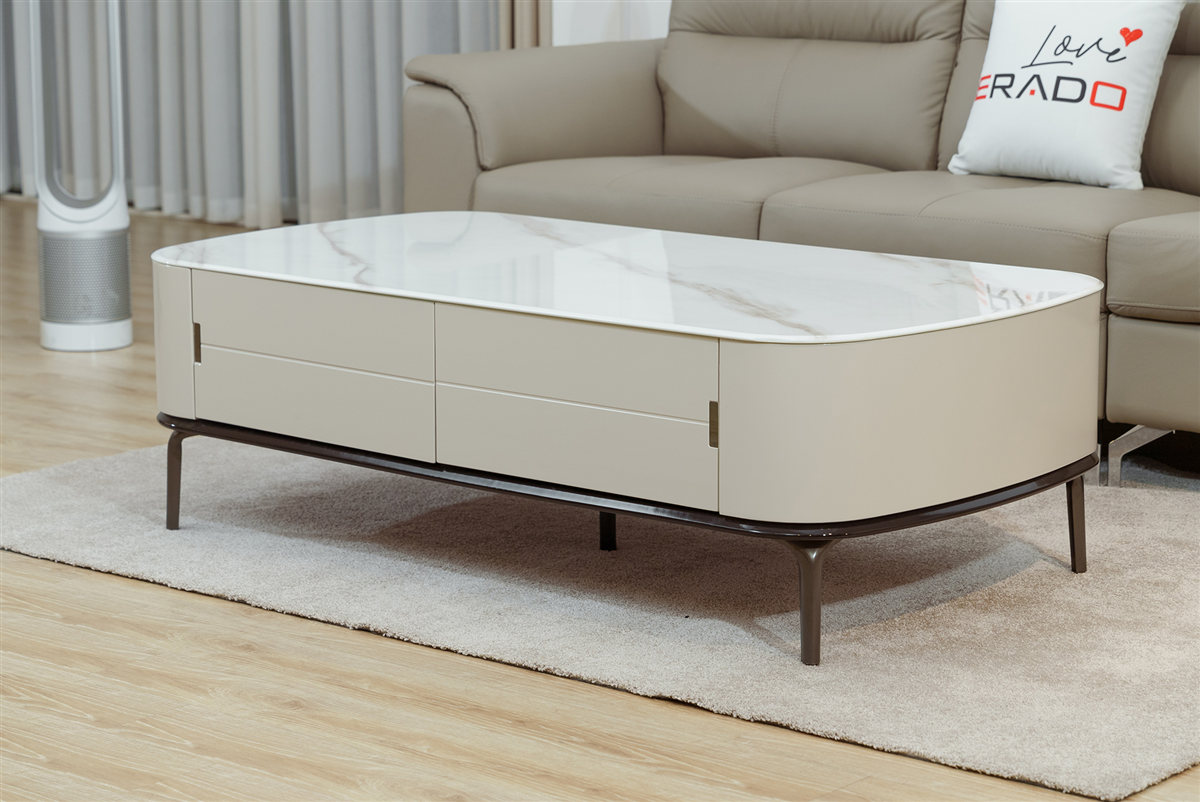 Bàn trà sofa mặt đá mã T17