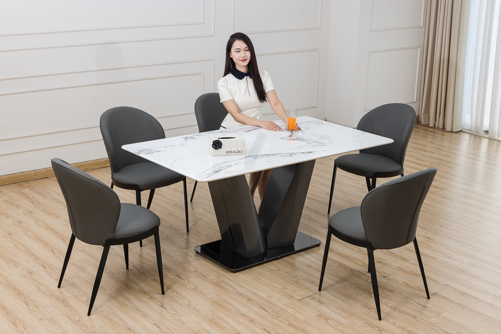 Bộ bàn ăn mã V117-1.6M