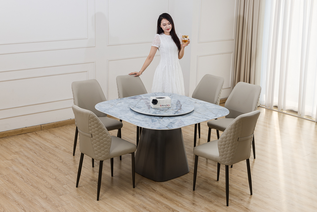Bộ bàn ăn tròn mã DF102A