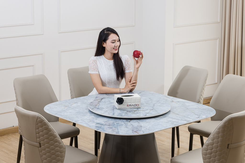 Bộ bàn ăn tròn mã DF102A