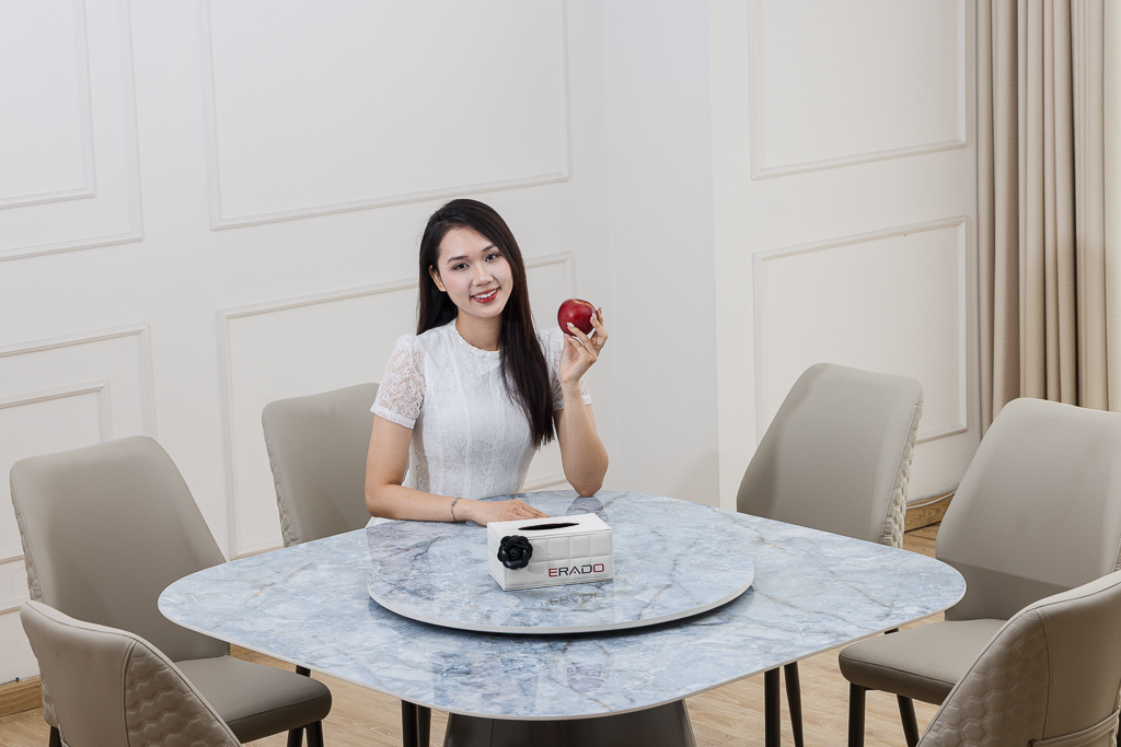 Bộ bàn ăn tròn mã DF102A