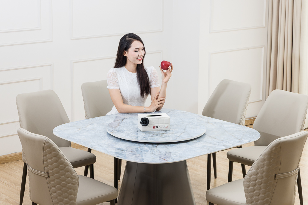Bộ bàn ăn tròn mã DF102A