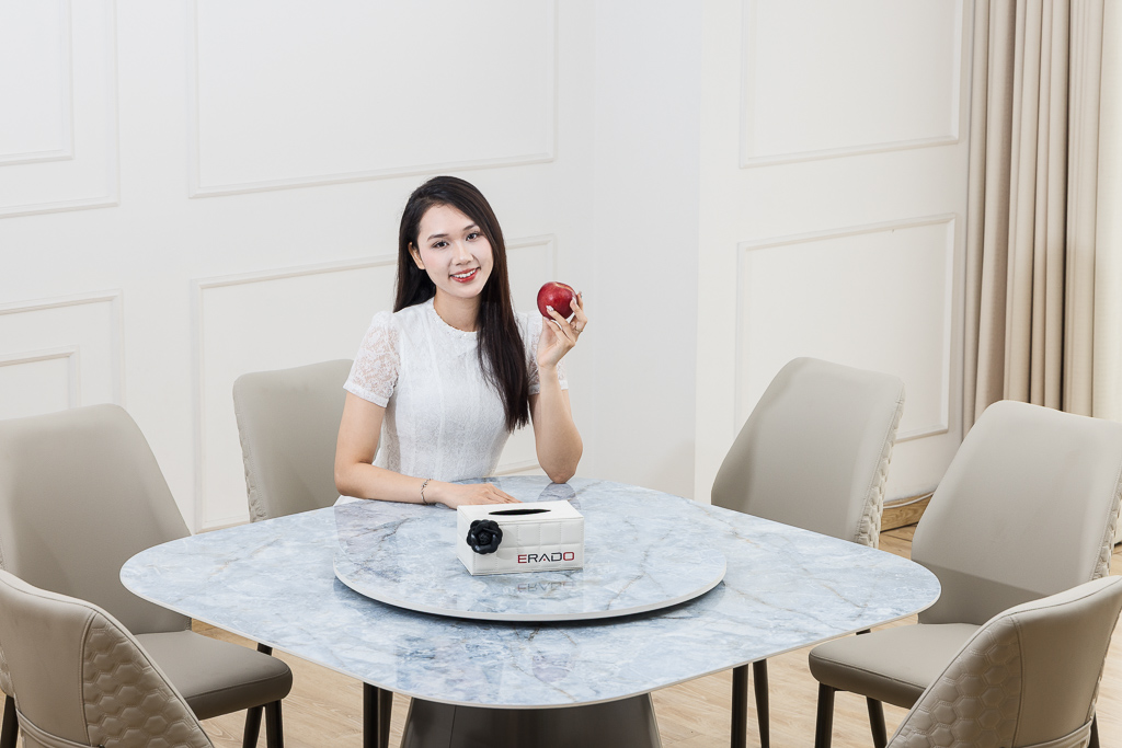 Bộ bàn ăn tròn mã DF102A