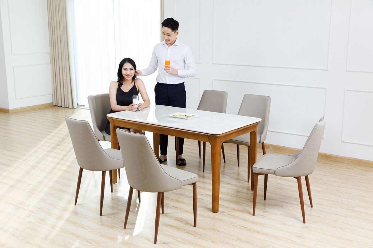 Bộ bàn ghế ăn mã 1802B