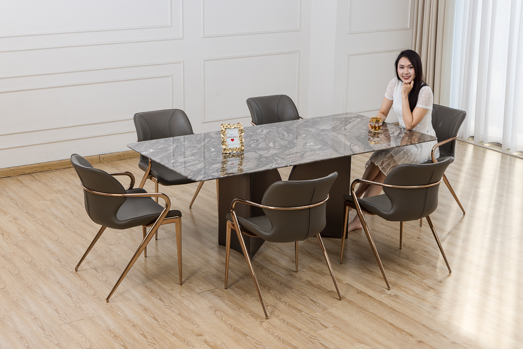 Bộ bàn ghế ăn mã TD2269-2M