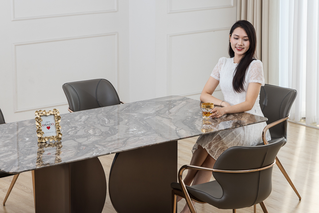 Bộ bàn ghế ăn mã TD2269-2M