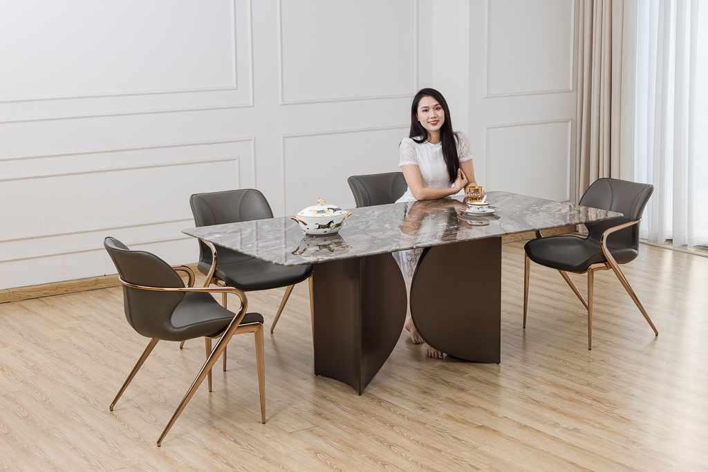 Bộ bàn ghế ăn mã TD2269-2M
