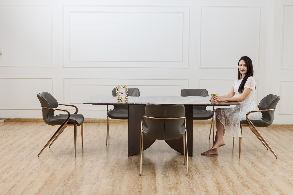 Bộ bàn ghế ăn mã TD2269-2M