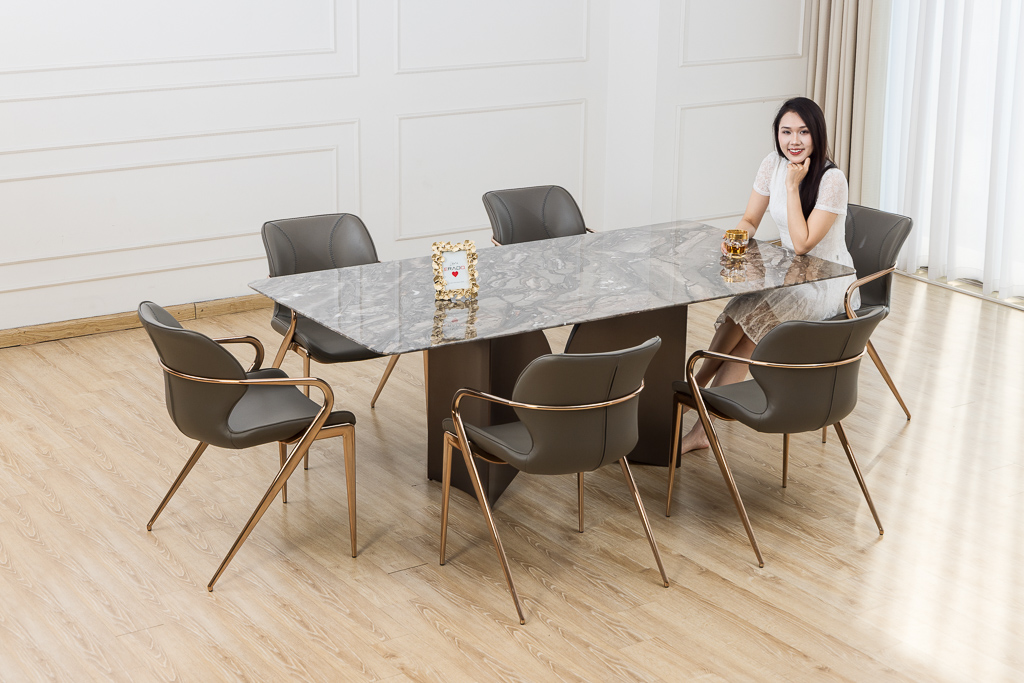 Bộ bàn ghế ăn mã TD2269-2M