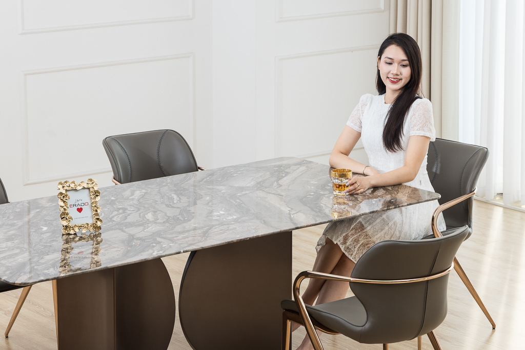 Bộ bàn ghế ăn mã TD2269-2M