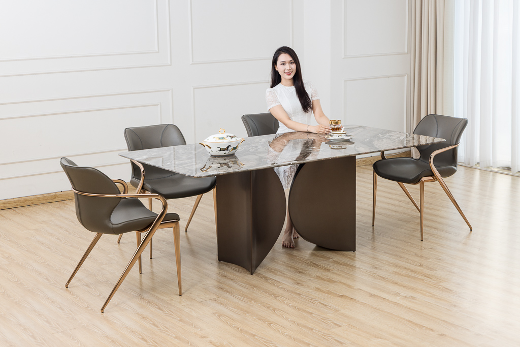 Bộ bàn ghế ăn mã TD2269-2M
