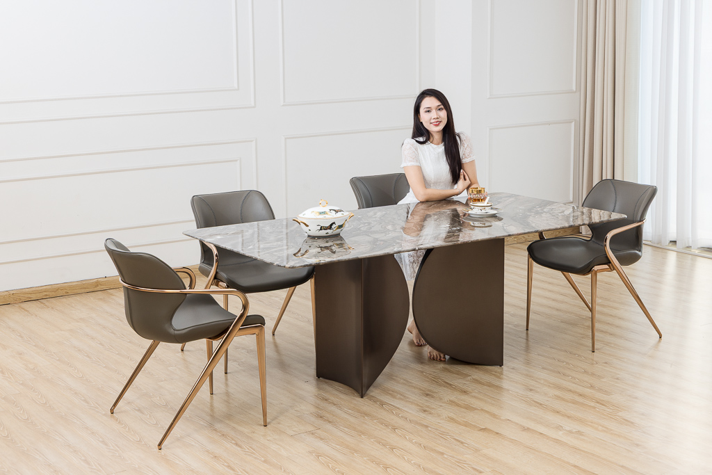 Bộ bàn ghế ăn mã TD2269-2M