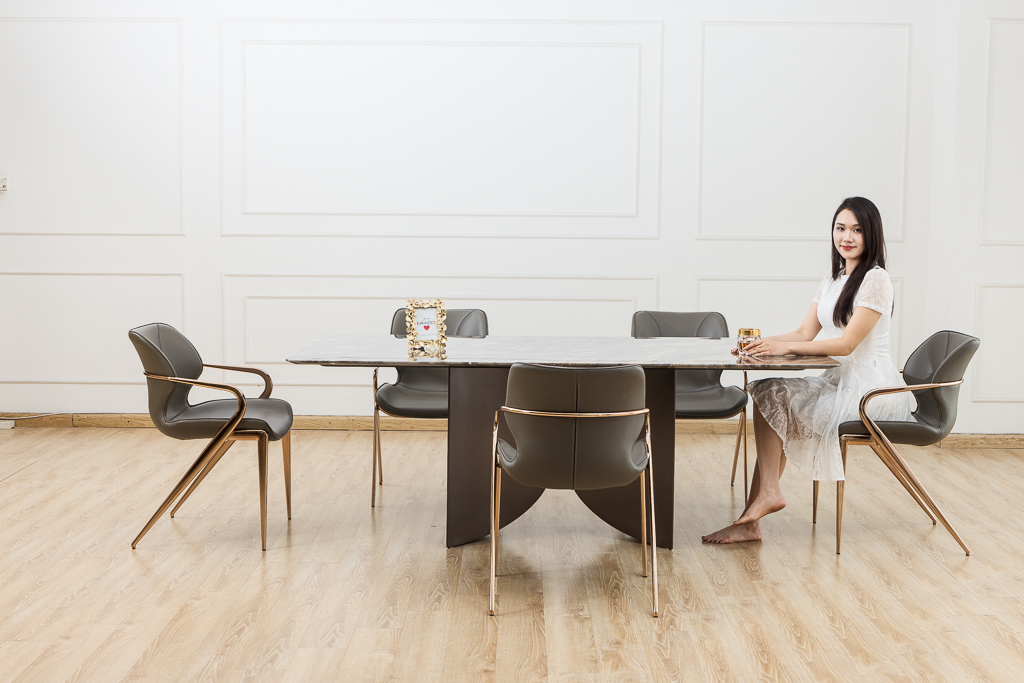 Bộ bàn ghế ăn mã TD2269-2M
