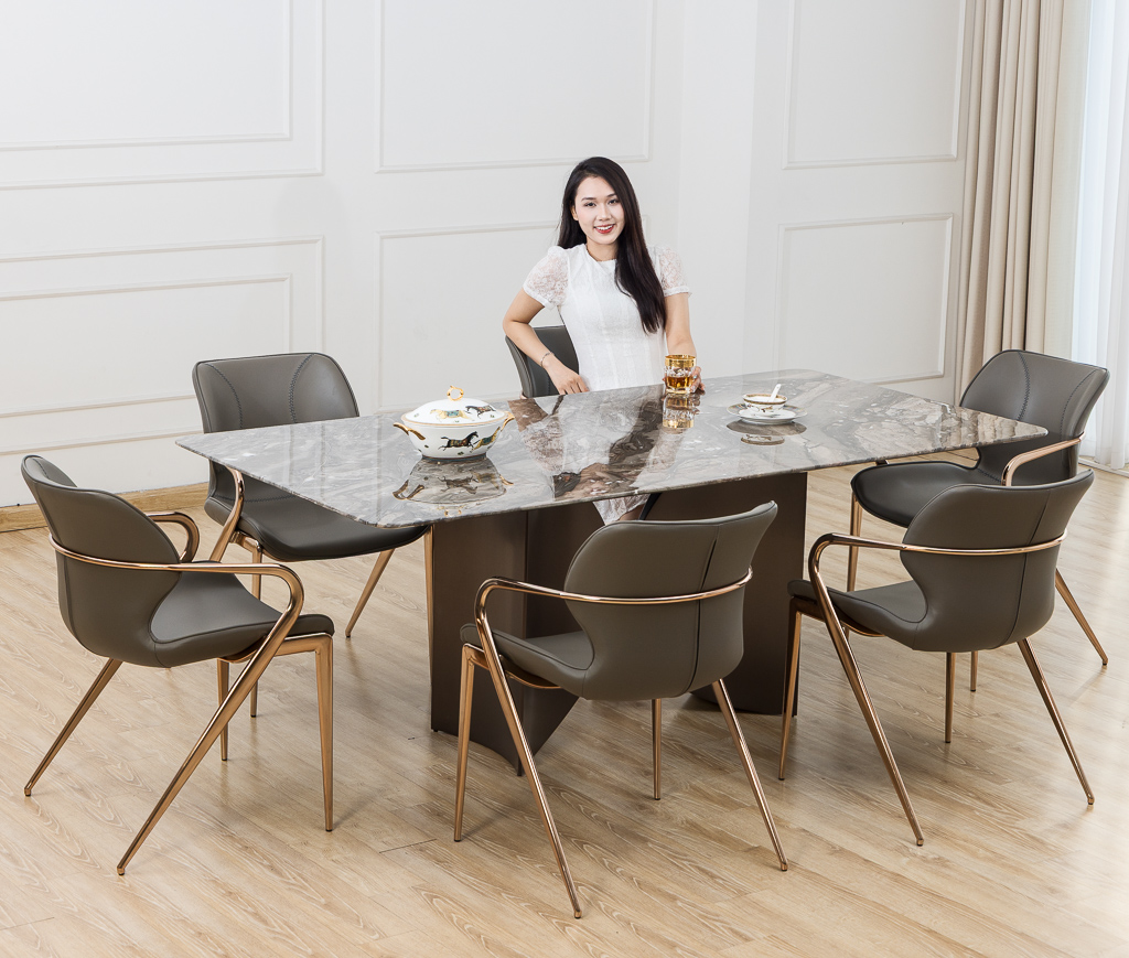 Bộ bàn ghế ăn mã TD2269-2M