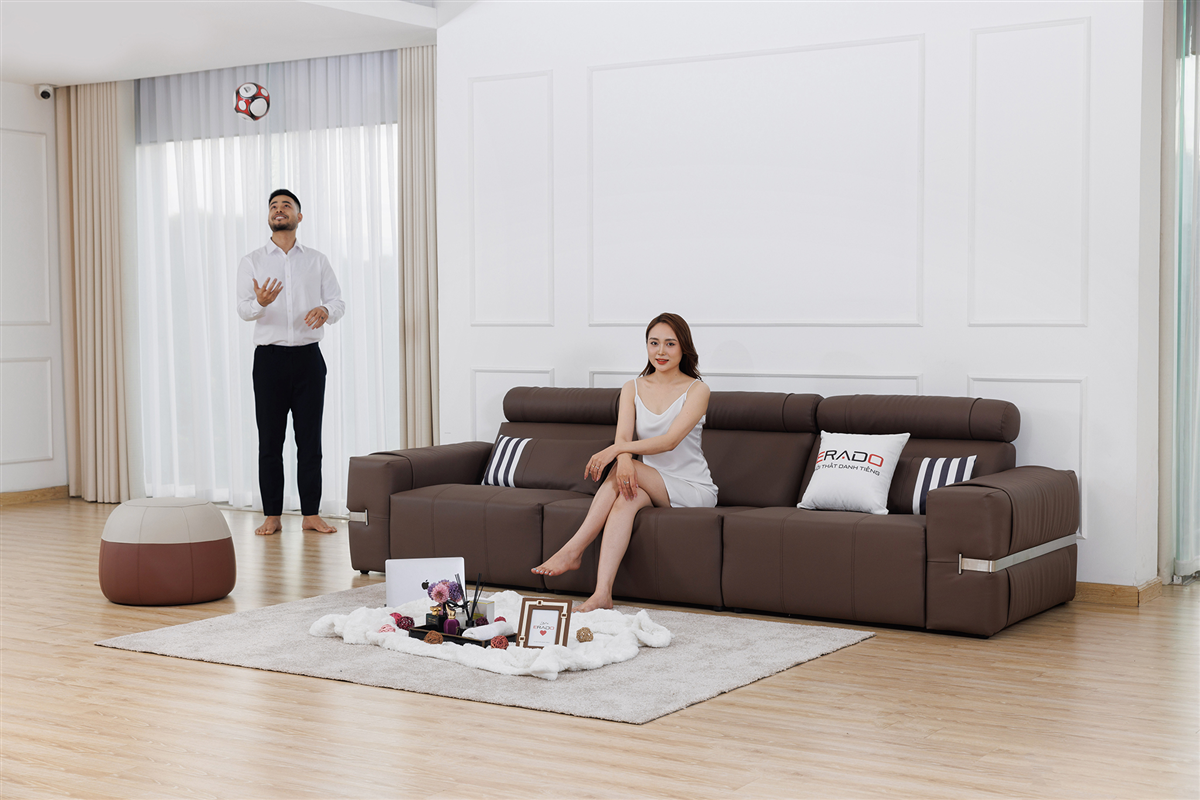 Bộ ghế sofa da hạng sang mã AM23A