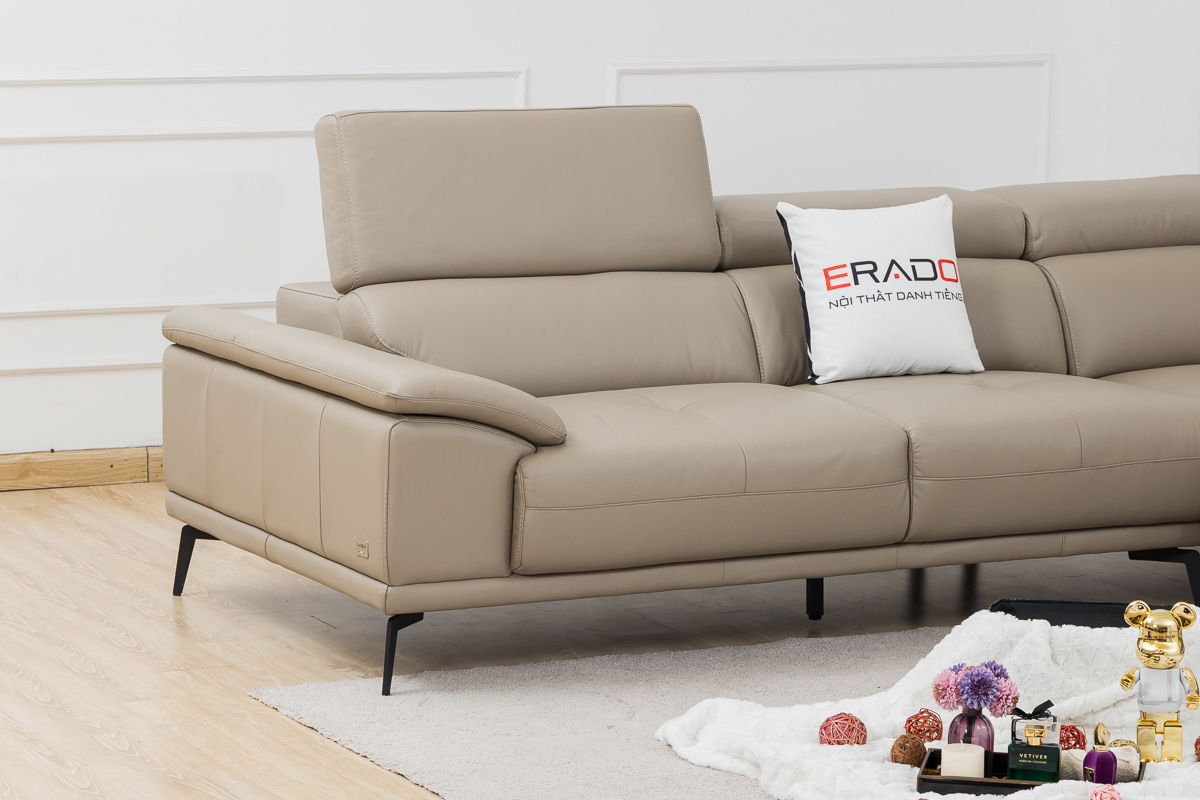 Bộ sofa da bò 2185 - Sang trọng từng điểm chạm