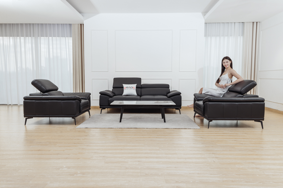 Bộ sofa da thật mã 2185-V4
