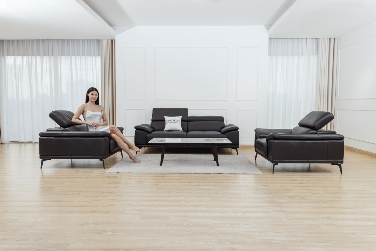 Bộ sofa da thật mã 2185-V4