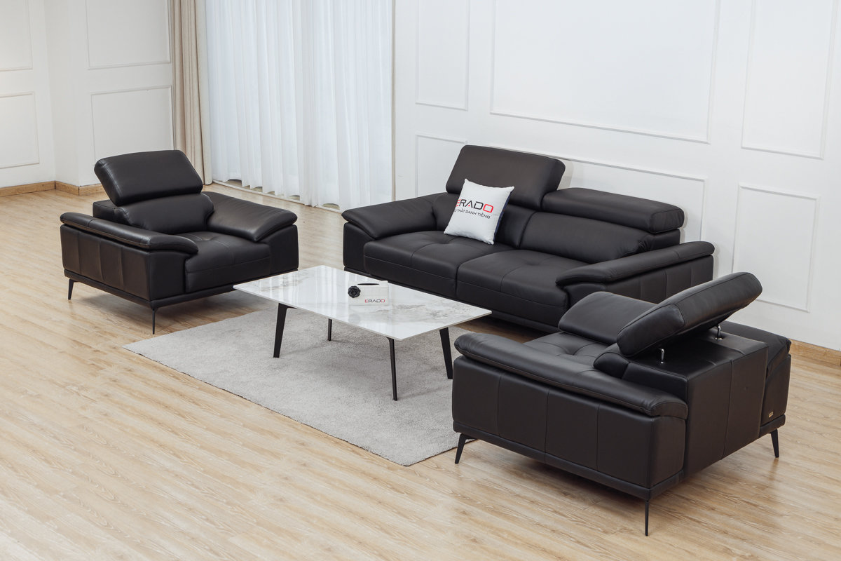 Bộ sofa da thật mã 2185-V4