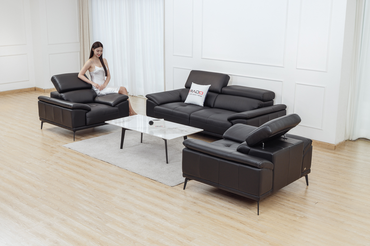 Bộ sofa da thật mã 2185-V4