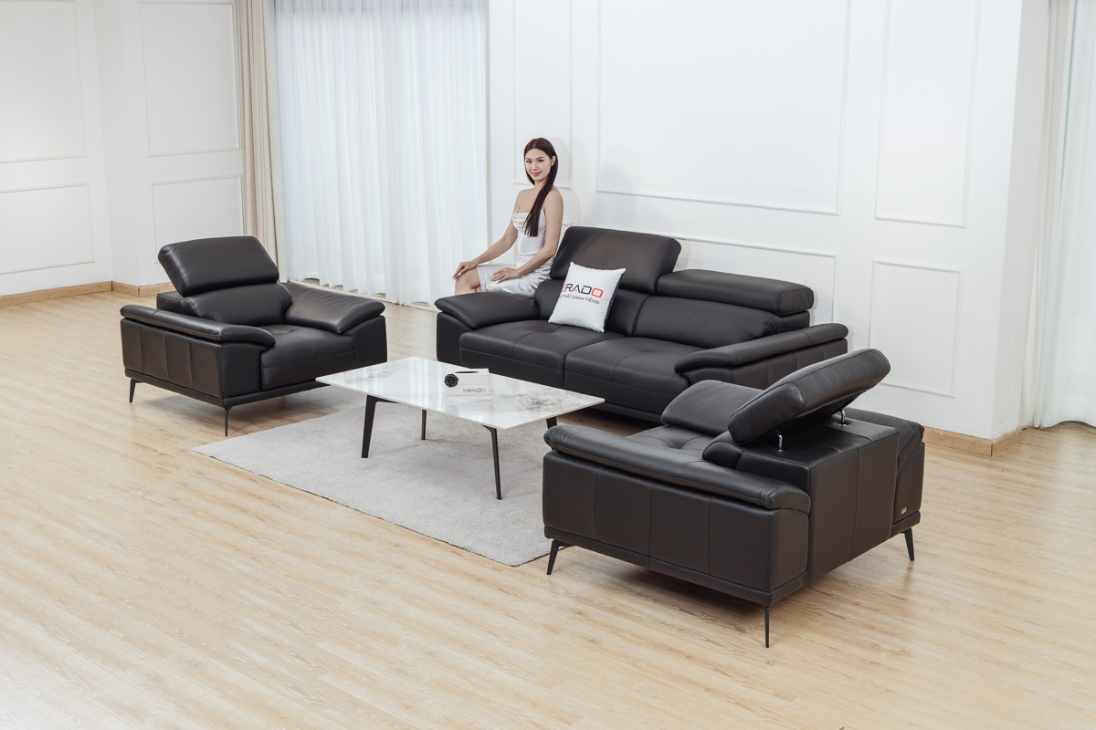 Bộ sofa da thật mã 2185-V4