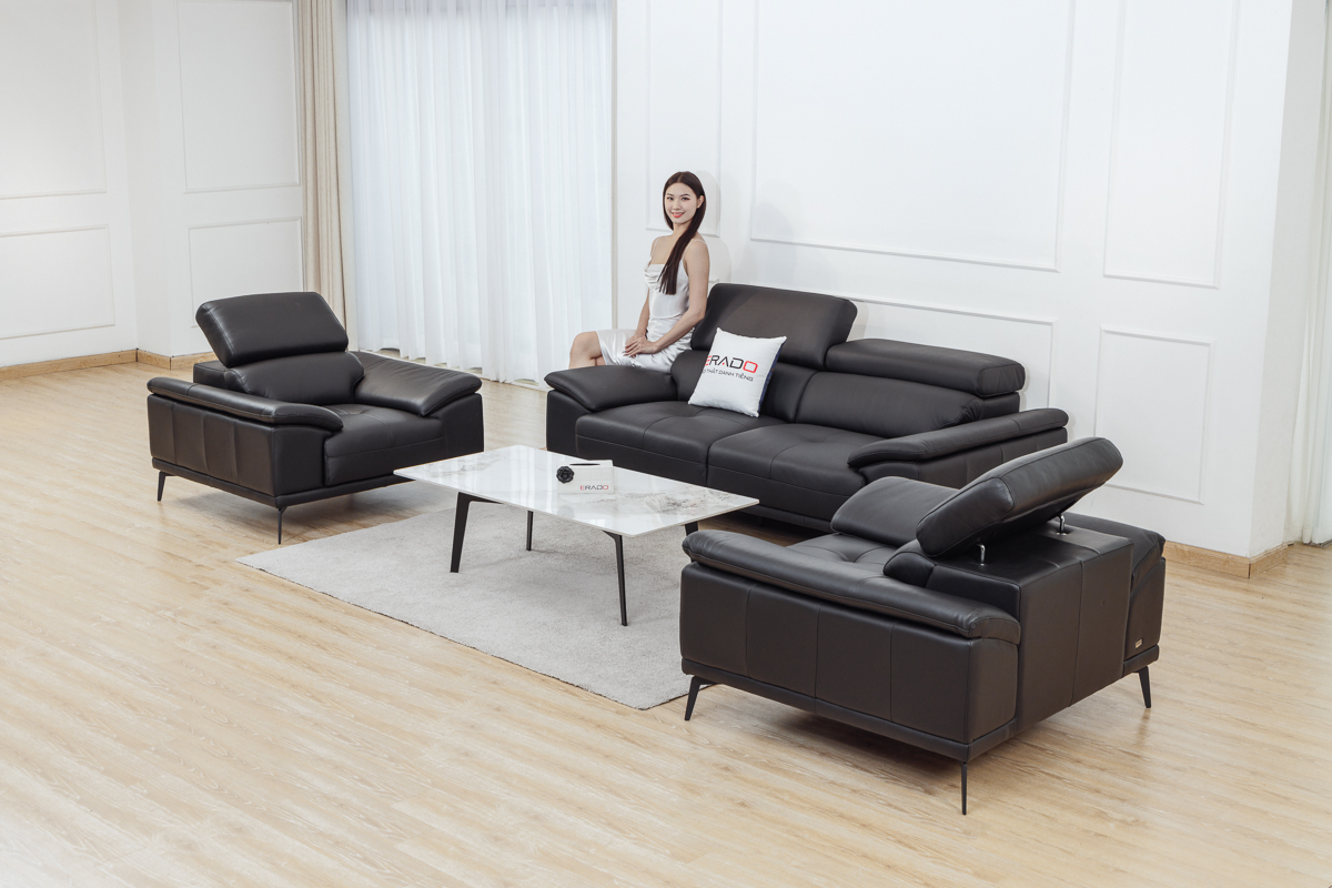Bộ sofa da thật mã 2185-V4