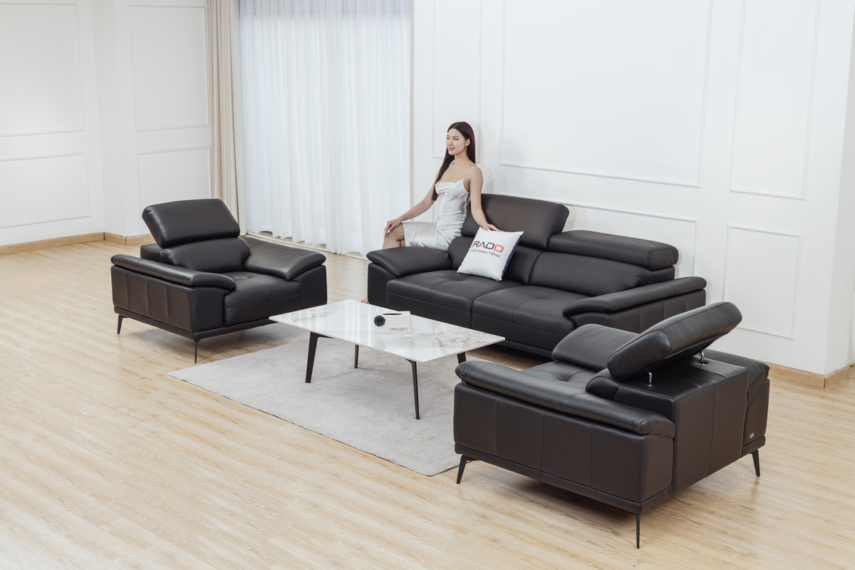 Bộ sofa da thật mã 2185-V4