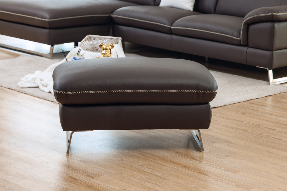 Ghế đôn sofa da thật mã 548