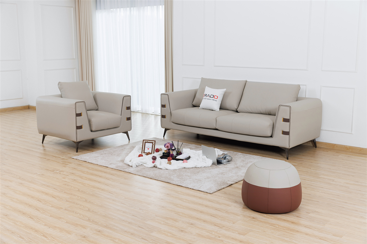 Ghế sofa da hạng sang mã NV04