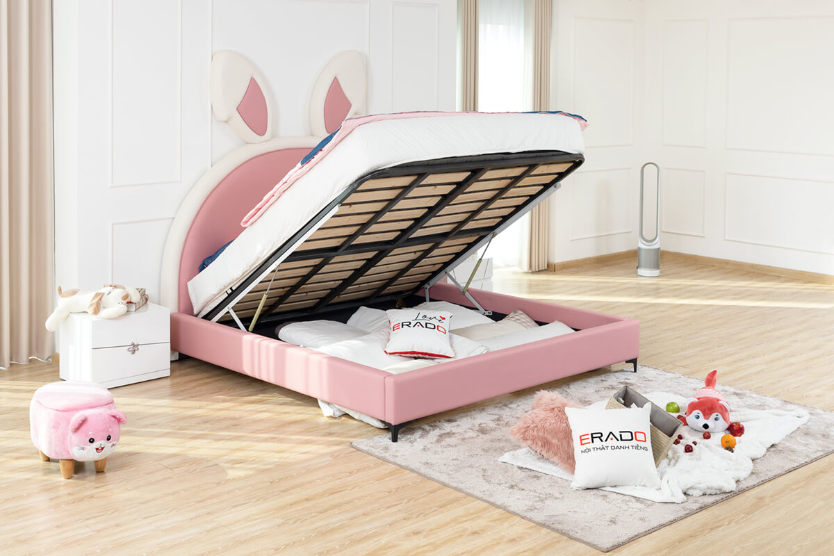 Giường ngủ thỏ hồng mã AT10