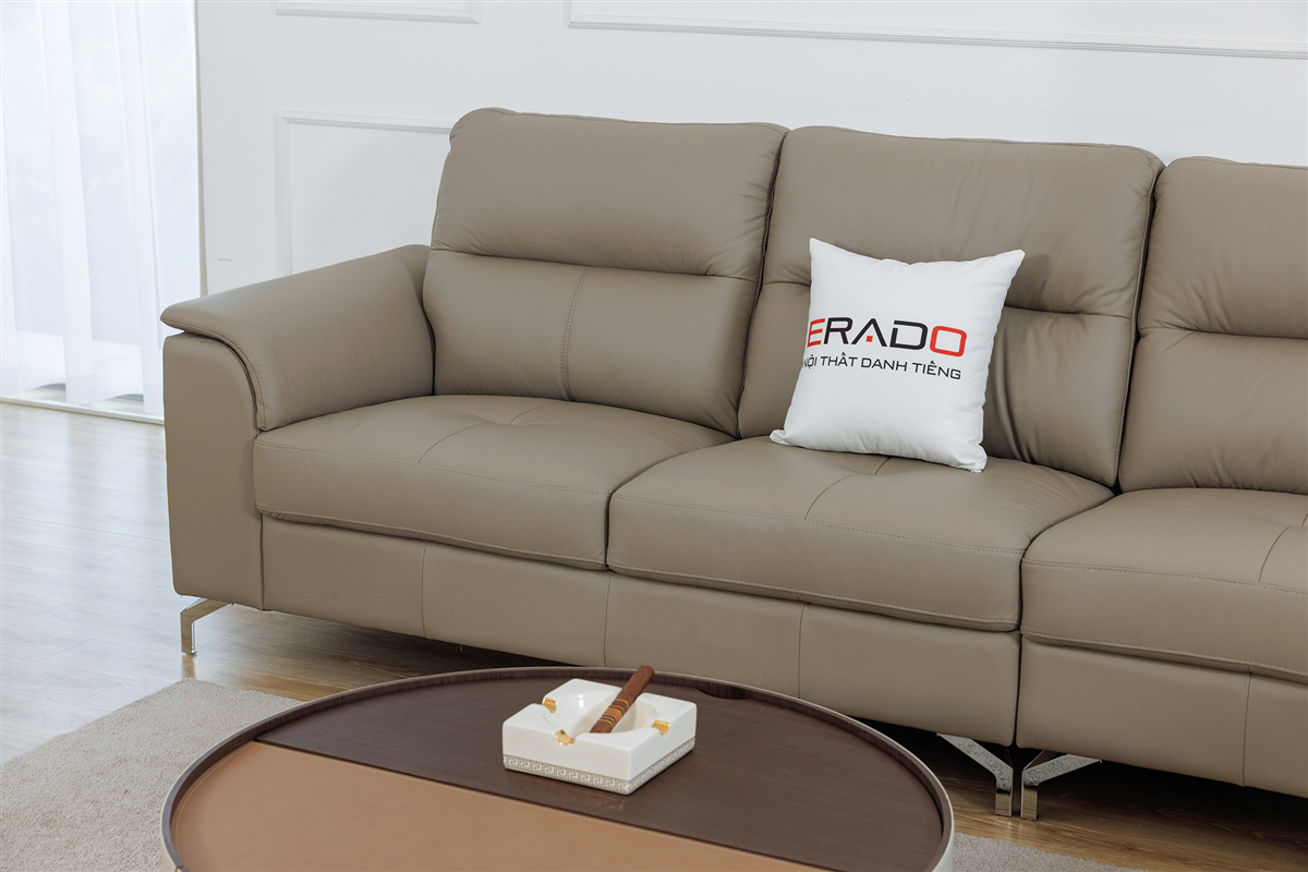 Sofa bộ da thật nhập khẩu Malaysia mã 9412