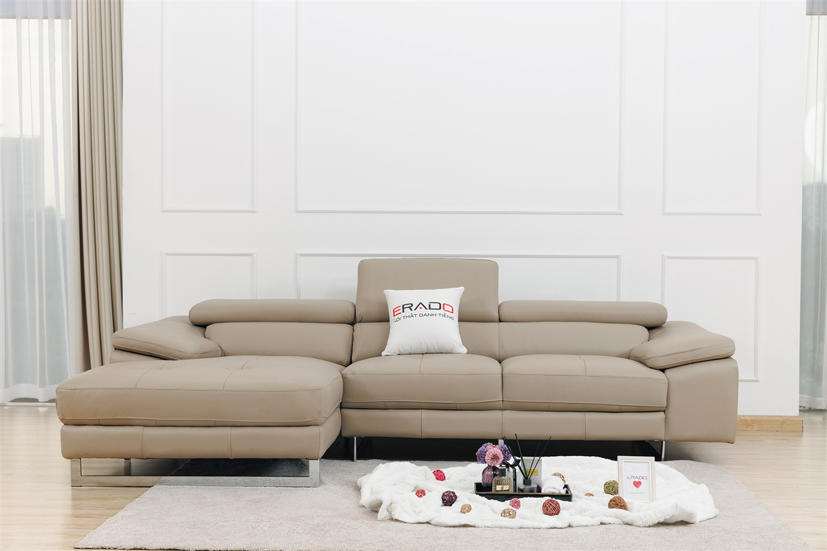 Sofa da bò thật 2129L-3 - Bán chạy nhờ giá tốt